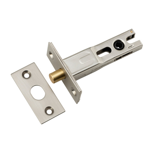 Iver Round Privacy Bolt 60mm Backset Satin Nickel 20590