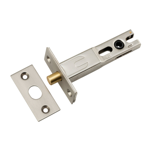 Iver Round Privacy Bolt 70mm Backset Satin Nickel 20591