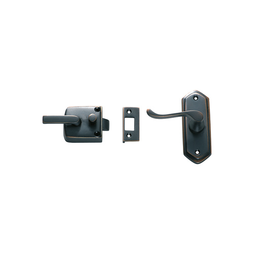 Out of Stock: ETA Early June - Tradco 2062AC Screen Door Latch Antique Copper LH External 