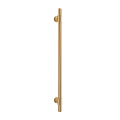 Iver Helsinki Pull Handle Brushed Brass CTC 450mm 20707