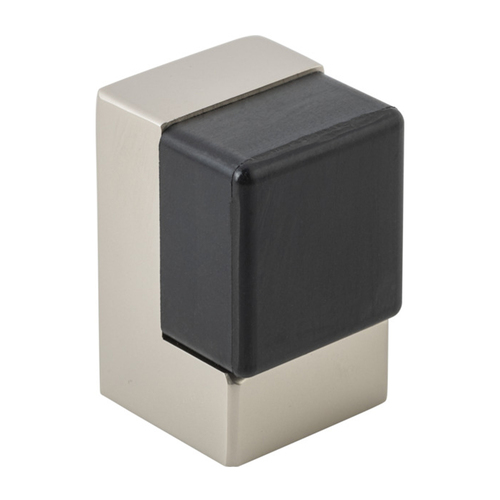 Iver Square Door Stop Concealed Fix 50mm Satin Nickel 20829
