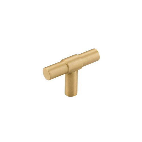 Iver Helsinki Cabinet Pull T Handle 50mm Brushed Brass 20986