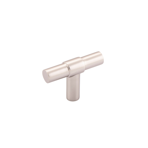 Iver Helsinki Cabinet Pull T Handle 50mm Satin Nickel 20989