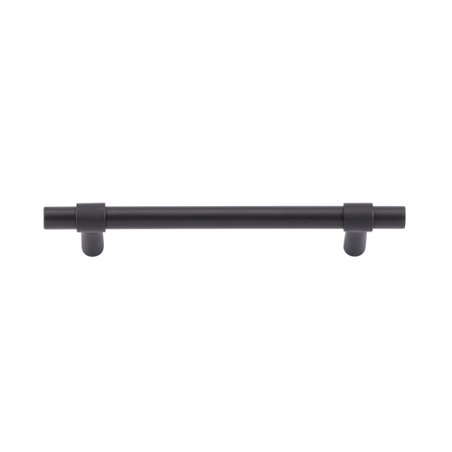 Iver Helsinki Cabinet Pull Handle CTC 128mm Matt Black 21003