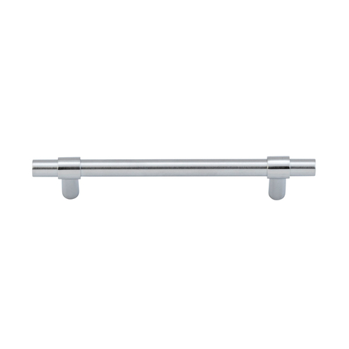 Iver Helsinki Cabinet Pull Handle CTC 128mm Brushed Chrome 21005