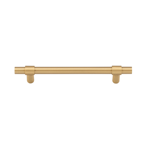 Iver Helsinki Cabinet Pull Handle CTC 128mm Brushed Brass 21006