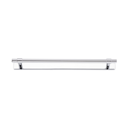 Iver Helsinki Cabinet Pull Handle with Backplate CTC 256mm Polished Chrome 21024B