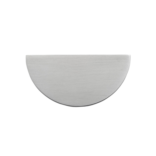 Iver Osaka Half Moon Drawer Cabinet Pull Handle CTC 64mm Brushed Chrome 21325