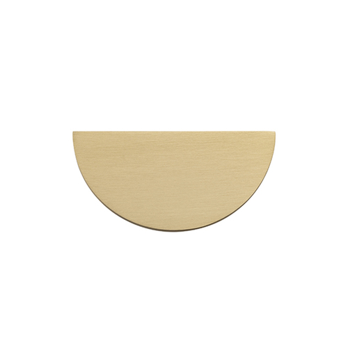 Iver Osaka Half Moon Drawer Cabinet Pull Handle CTC 64mm Brushed Brass 21326
