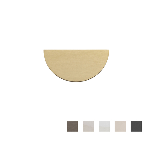 Iver Osaka Half Moon Drawer Cabinet Pull Handle - Available in Various Finishes