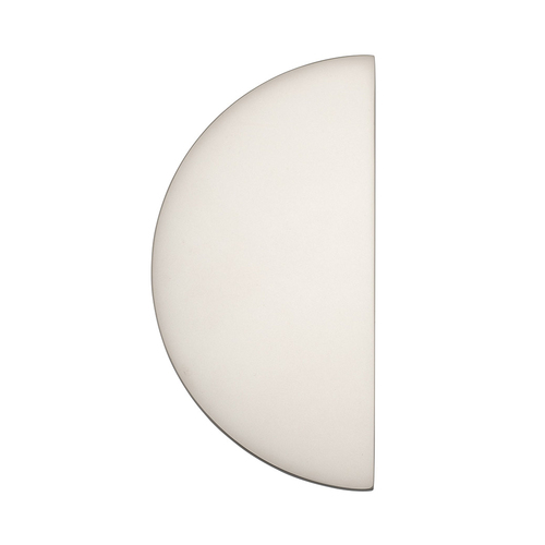Iver Osaka Half Moon Cupboard Pull Handle 150x75mm Satin Nickel 21339