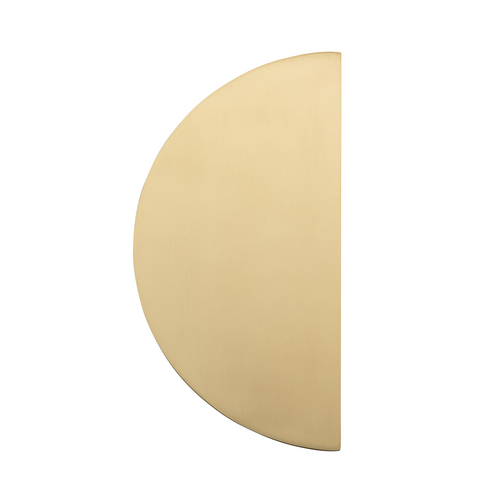 Iver Osaka Large Half Moon Cupboard Pull Handle CTC 50mm Brushed Brass 21346