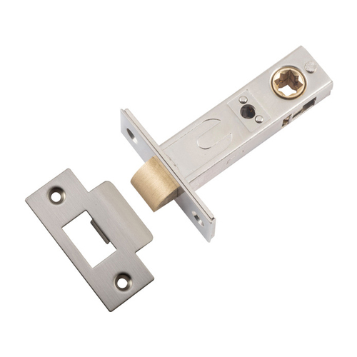 Iver Split Cam Tube Latch 'T' Striker 60mm Backset Satin Nickel 21478