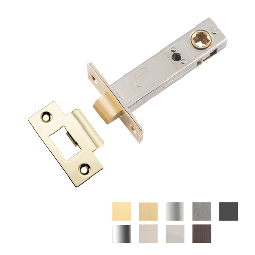 Iver Hard Sprung Split Cam Tube Latch - Available in Various Finishes and Sizes