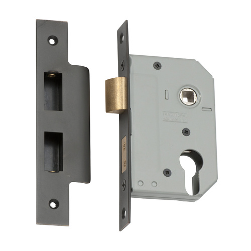 Tradco 2160AC Euro Lock Tradco Antique Copper 46mm