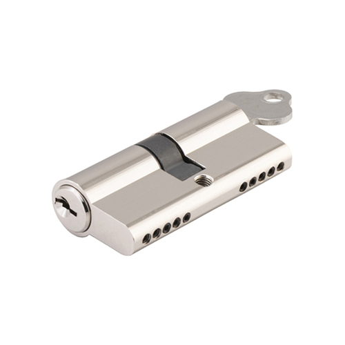 Tradco Iver Euro Double Cylinder 5 Pin 65mm Polished Nickel 21608