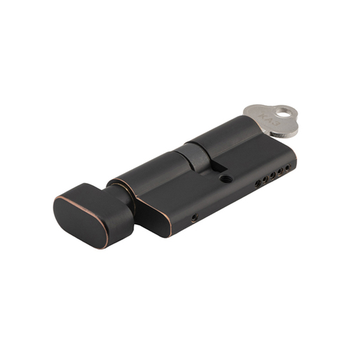 Tradco Iver Euro Cylinder and Turn 65mm Antique Copper 21612