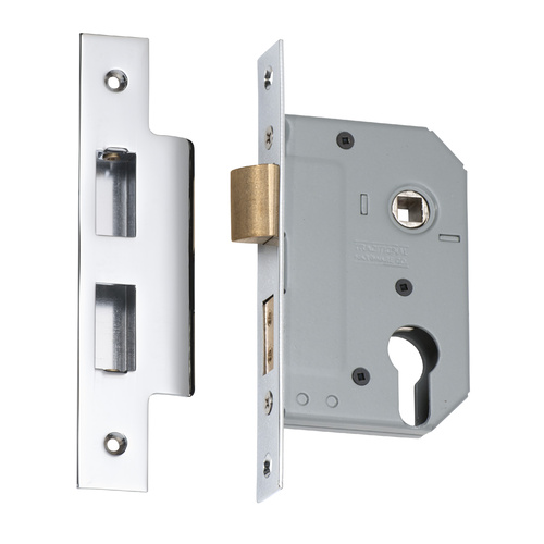Tradco 2168CP Euro Lock Tradco Polished Chrome 46mm