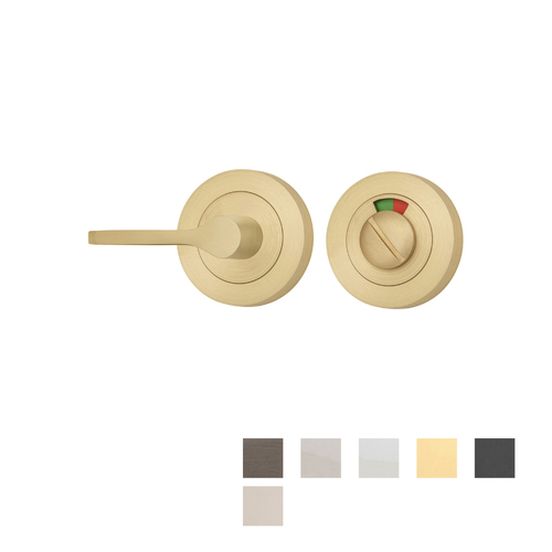 Iver Accessibility Round Privacy Turn w/ Indicator - Available in Various Finish