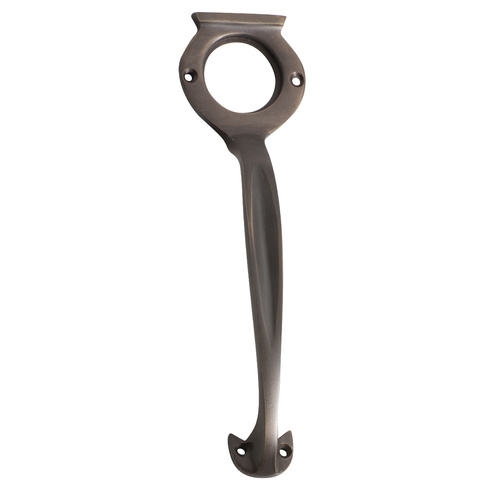 Tradco 2286AB Pull Handle Cylinder Hole Antique Brass 185x50mm