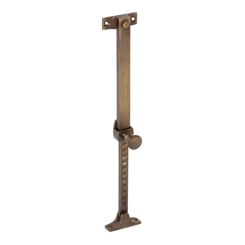 Tradco Telescopic Screw Down Casement Stay 200mm Antique Brass 2313