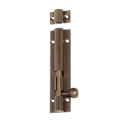 Tradco 2321AB Barrel Bolt Antique Brass 100x25mm