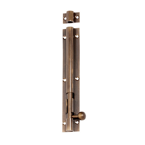 Tradco 2322AB Barrel Bolt Antique Brass 150x25mm