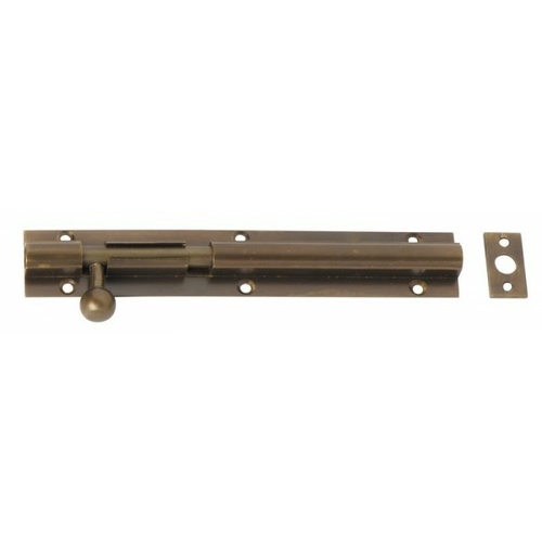 Tradco Barrel Bolt Long Throw 30mm Antique Brass 2324