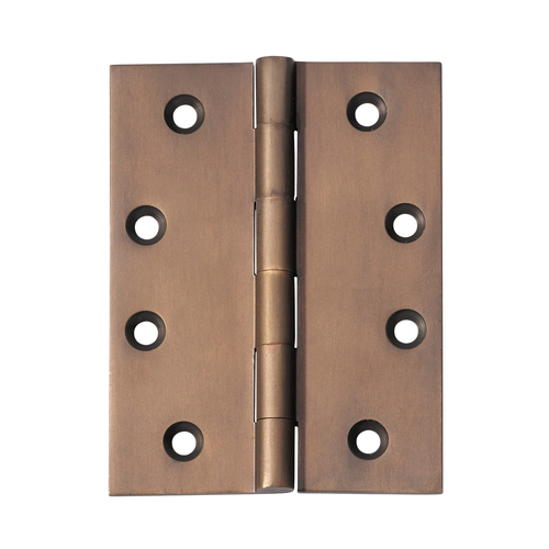 Tradco Fixed Pin Hinge 100x75mm Antique Brass 2373
