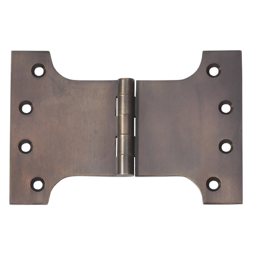 Tradco Door Hinge Parliament 100x150mm Antique Brass 2382AB