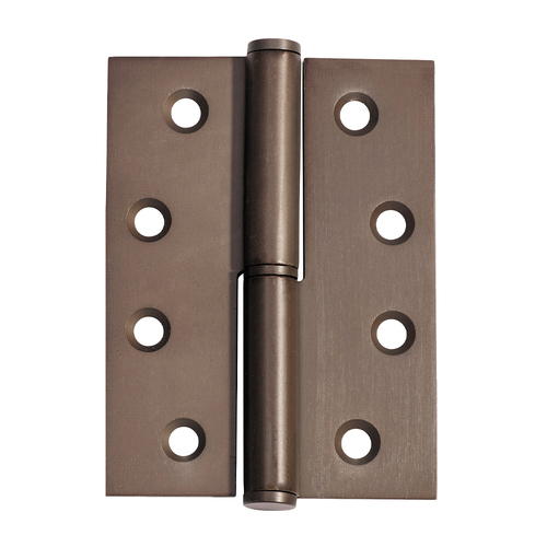 Tradco Lift Off Hinge Left Hand 100mm Antique Brass 2396