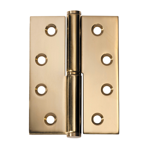 Tradco Lift Off Hinge Right Hand 100mm Polished Brass 2495