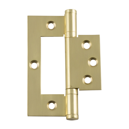 Iver Hirline Hinge 100mm Polished Brass 2497