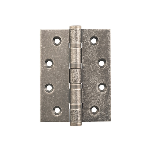 Tradco Hinge Ball Bearing 100x75mm Rumbled Nickel 2513