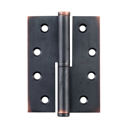 Tradco Lift Off Hinge Left Hand 100mm Antique Copper 2596