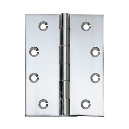 Tradco Fixed Pin Hinge 100x75mm Chrome Plated 2673