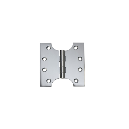 Tradco Door Hinge Parliament 100x100mm Polished Chrome 2680CP