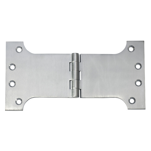 Tradco 2784SC Hinge Parliament Satin Chrome 100x200mm