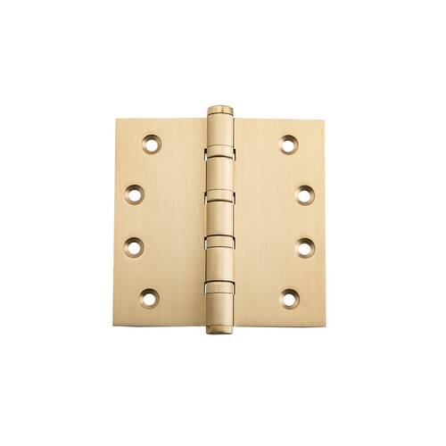 Tradco Ball Bearing Hinge 100x100mm Satin Brass 2814