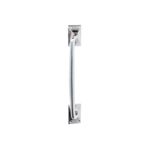 Tradco Door Pull Handle Offset Classic 305mm Satin Chrome 2935