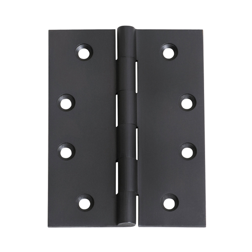 Tradco Fixed Pin Hinge 100x75mm Matt Black 2973