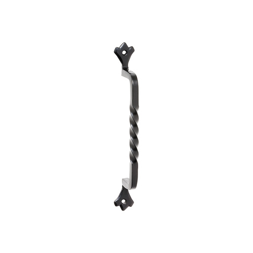 Tradco 3060MB Pull Handle Wrought Iron Matt Black 187mm