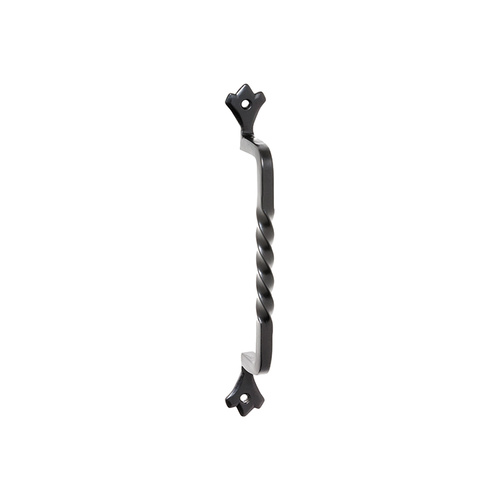 Out of Stock: ETA End October - Tradco 3060MB Pull Handle Wrought Iron Matt Black 187mm
