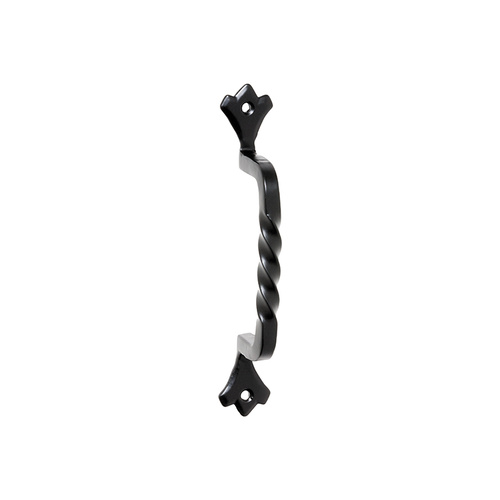 Out of Stock: ETA Mid March - Tradco 3062MB Pull Handle Wrought Iron Matt Black 145mm