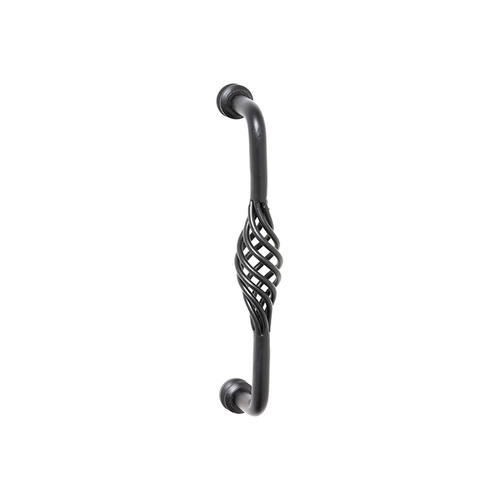 Tradco 3087MB Twist Pull Handle Iron Matt Black 200mm