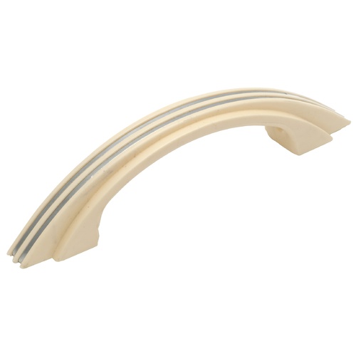 Tradco 3106 Deco Pull Handle Ivory Plastic 130x20mm