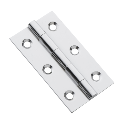 Tradco 3113 Hinge Fixed Pin Polished Chrome 63x35mm