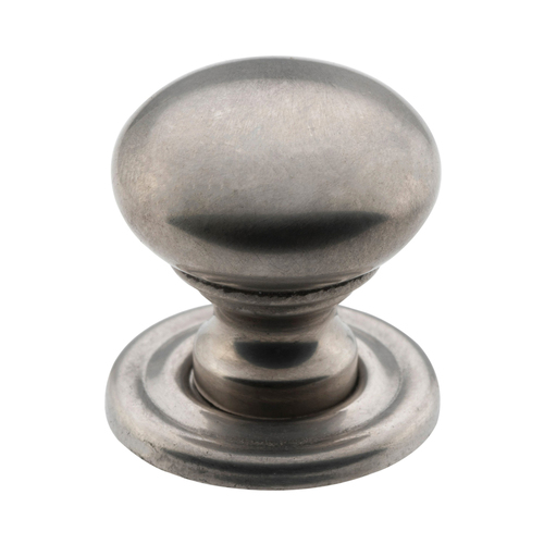 Tradco Classic Cupboard Knob 19mm Satin Nickel 3146
