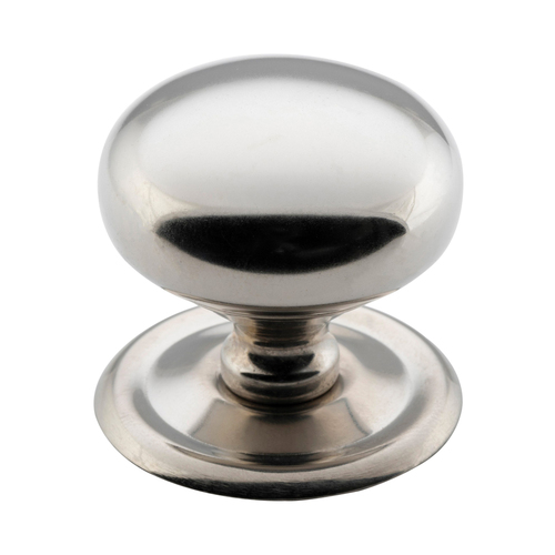 Restocking Soon: ETA Mid May - Tradco Classic Cupboard Knob 35mm Satin Nickel 3149