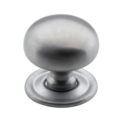 Tradco Classic Cupboard Knob 32mm Satin Chrome 3152
